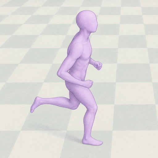 Human motion in a shared 3D space