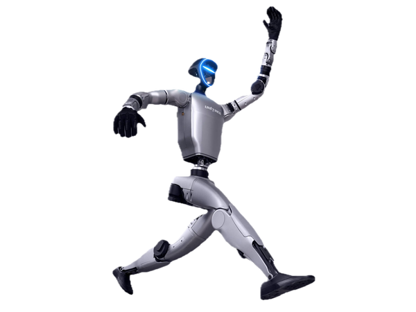 Humanoid coordinating its arms and legs